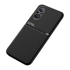 Huawei Nova 9 SE Gigapack Szilikon telefonvédő ütésállóság, csíkos, FEKETE