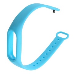 Xiaomi MI Band 2 GIGAPACK pótszíj egyedi méret, szilikon, VILÁGOSKÉK