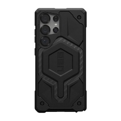 Samsung S25 Ultra UAG MONARCH PRO szilikon telefonvédő erős ütésállóság, MagSafe, FEKETE