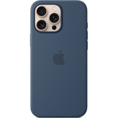 Apple IPHONE 16 PRO MAX SILICONE CASE WITH MAGSAFE - DENIM okostelefon szilikon tok
