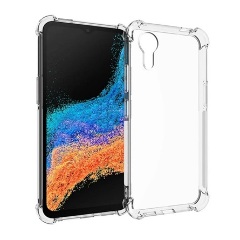 Samsung Xcover 7 5G Gigapack Szilikon telefonvédő ütésállóság, légpárnás sarok, ÁTLÁTSZÓ