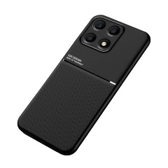 Honor X8a GIGAPACK Szilikon telefonvédő ütésállóság, csíkos, FEKETE
