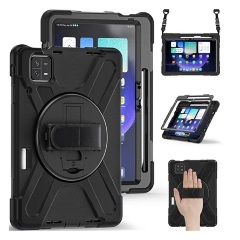 Xiaomi Pad 6 Gigapack Defender műanyag telefonvédő ütésállóság, vállpánt, FEKETE