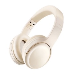 USAMS YUN Bluetooth fejhallgató SZTEREO v5.3, mikrofon, BÉZS