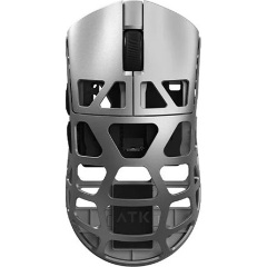 ATK Fierce X 8K optikai USB / vezeték nélküli gaming egér ezüst-szürke