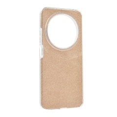 Redmi 14C 4G GIGAPACK Szilikon telefonvédő műanyag belső, csillogó hátlap, ARANY