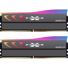 Silicon Power XPOWER Storm 32GB 6000MT/s DDR5 memória CL36 Kit of 2 szürke RGB