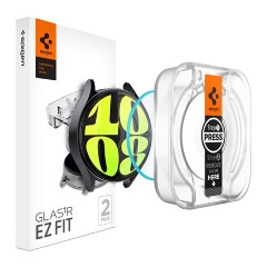 Samsung Watch 7 eSIM 40mm SPIGEN EZ FIT kijelzővédő üveg 2db 2.5D, 9H, ÁTLÁTSZÓ