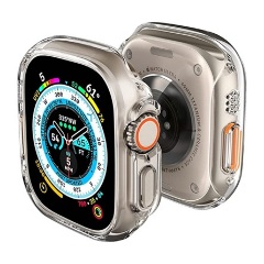 Apple Watch Ultra 2 49mm SPIGEN THIN FIT műanyag óra keret ütésállóság ÁTLÁTSZÓ
