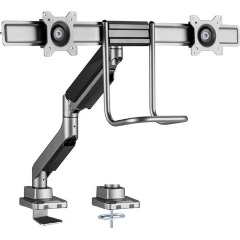 Equip 650161 17"-32" monitor tartó asztalra fekete-ezüst