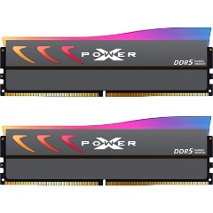 Silicon Power XPOWER Storm RGB 32GB 6000MT/s DDR5 memória CL32 Kit of 2 szürke RGB