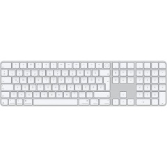 Apple Magic Keyboard (2024) Bluetooth / USB-C magyar membrán billentyűzet fehér-ezüst