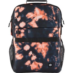 HP Campus XL 16,1" notebook poliészter hátizsák fekete-narancssárga (Tie-dye)