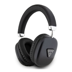 GUESS PU LEATHER 4G TRIANGLE LOGO bluetooth fejhallgató SZTEREO v5.3, IPX4 vízálló, FEKETE