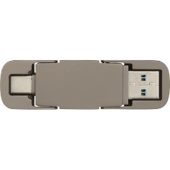 Dahua 64GB U116 USB-A 2.0 pendrive BOX fekete-ezüst