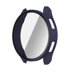 Samsung Watch 7 eSIM 44mm Gigapack Műanyag keret BUMPER, ütésállóság + kijelzővédő üveg, SÖTÉTKÉK