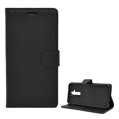 Huawei Mate 20 Lite Gigapack tok álló, bőr hatású FLIP, prémium, FEKETE