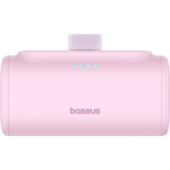 Baseus Compact iPhone 5000mAh Li-ion powerbank rózsaszín
