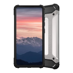 iPhone 13 Pro Gigapack Defender szilikon telefonvédő ütésállóság, fémhatás, EZÜST