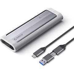 Orico AXM2S-G2-V1-GY M.2 2280 PCIe NVMe USB-A 3.2 Gen2×1 USB-C 3.2 Gen2×1 külső ház