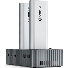 Orico IT28N-C-EU-GY M.2 2280 PCIe NVMe USB-A 3.2 Gen2×1 USB4 dokkoló szürke
