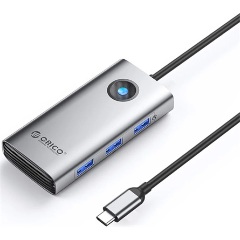 Orico PW11-6P-GY 6-port 100W USB-C dokkoló szürke