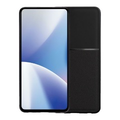 iPhone 16 Pro Max 5G Gigapack Szilikon telefonvédő ütésállóság, csíkos, FEKETE