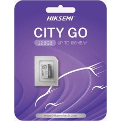 Hikvision 128GB HIKSEMI City Go UHS-1 Class10 U3 V30 A1 vízálló ütésálló microSDXC memóriakártya BOX fehér