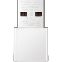 Mercusys MA30N Nano AC1300 1,3Gb/s USB-A Dual-Band Wi-Fi hálózati adapter