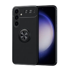 Samsung S24 5G Gigapack Szilikon telefonvédő asztali tartó, mágneses, FEKETE