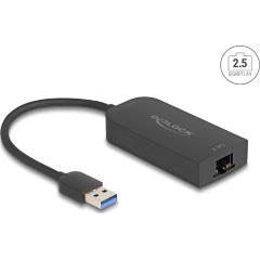 Delock A-típusú USB adapter   2,5 Gigabit LAN