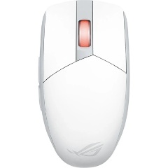 Asus ROG Strix Impact III Wireless optikai Bluetooth / vezeték nélküli gaming egér fehér (Moonlight White)