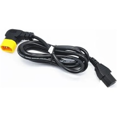 APC Power Cord Kit (6 ea), Locking, C13 to C14 (90 Degree), 1.2m