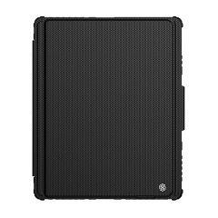 IPAD Air 13 (2024) NILLKIN BUMPER LINK billentyűzetes defender tok QWERTY, méhsejt, FEKETE