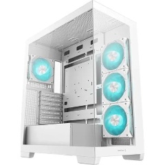 DeepCool CG580 4F táp nélküli ablakos Mid Tower számítógépház fehér