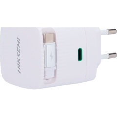 Hikvision HIKSEMI GaN 45W univerzális hálózati töltő adapter fehér (EU-plug)