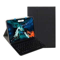 IPAD Pro 11 (2022) Gigapack Tok álló, bőr hatású FLIP, angol nyelvű, FEKETE