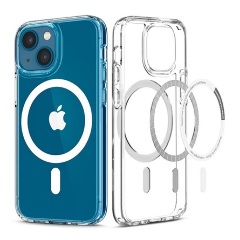 iPhone 15 Gigapack szilikon telefonvédő ütésállóság, MagSafe, ÁTLÁTSZÓ