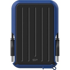 Silicon Power Armor A66 4TB USB-A 3.2 Gen1 2,5" vízálló ütésálló külső HDD fekete-kék