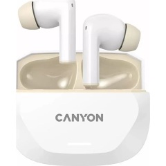 Canyon Hexagon 7 True Wireless fülhallgató headset fehér-barna