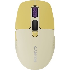 Canyon MW-26 Silent optikai Bluetooth / vezeték nélküli egér sárga
