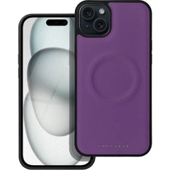 iPhone 14 Plus ROAR MAG MORNING szilikon telefonvédő ECO bőr hatású, MagSafe, LILA
