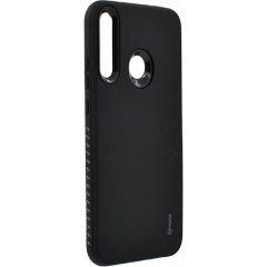 Huawei P40 Lite E ROAR RICO ARMOR szilikon telefonvédő ütésállóság, matt, FEKETE