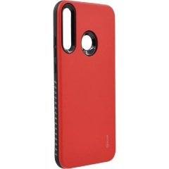 Huawei P40 Lite E ROAR RICO ARMOR szilikon telefonvédő ütésállóság, matt, PIROS