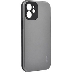 iPhone 12 mini ROAR RICO ARMOR szilikon telefonvédő ütésállóság, matt, SZÜRKE