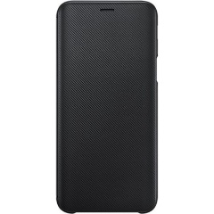 Samsung J6 (2018) SAMSUNG tok álló aktív FLIP, karbon minta, FEKETE