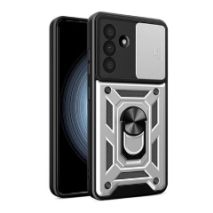 Samsung A56 5G GIGAPACK Defender szilikon telefonvédő ütésállóság, kameravédő, EZÜST