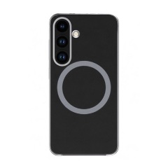 Samsung S25 Plus Designed for SAMSUNG műanyag telefonvédő ütésállóság, Magsafe, ÁTLÁTSZÓ