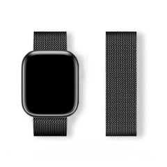 Apple Watch Series 5 40mm GIGAPACK Pótszíj egyedi méret, mágneses, FEKETE
