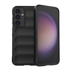 Samsung S23 FE Gigapack szilikon telefonvédő ütésállóság, 3D, FEKETE Samsung S23 FE Gigapack szilikon telefonvédő ütésállóság, 3D, FEKETE